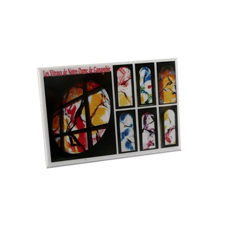 Magnet "Les Vitraux de l'Abbaye de Ganagobie" Magnet "Les Vitraux de l'Abbaye de Ganagobie"