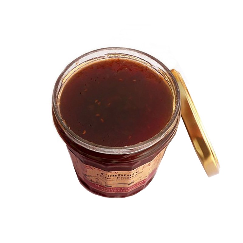 Confiture Pêche Framboise Monastère de Ganagobie